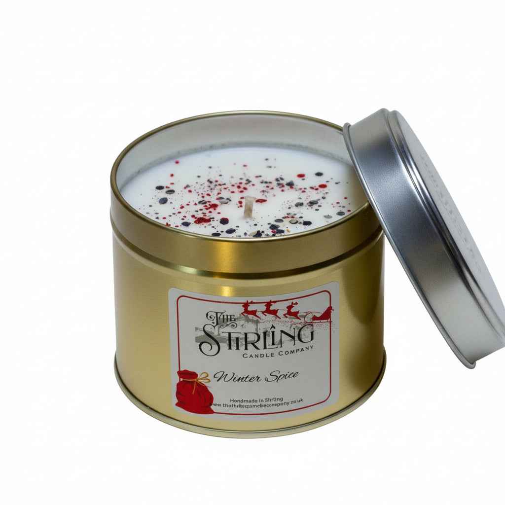 Winter Spice - Travel Tin Candle - Cotton Wick
