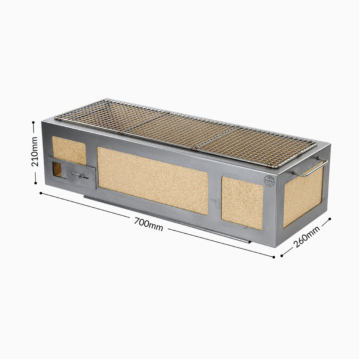 Kasai Konro Grill with Stainless Steel Frame V2 - Globaltic