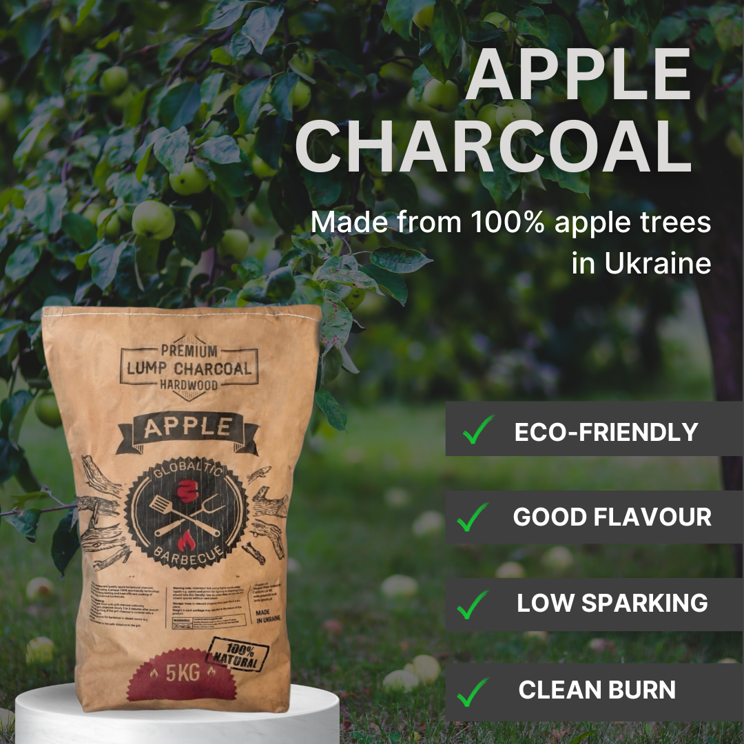 Charbon de bois de pomme 5kg