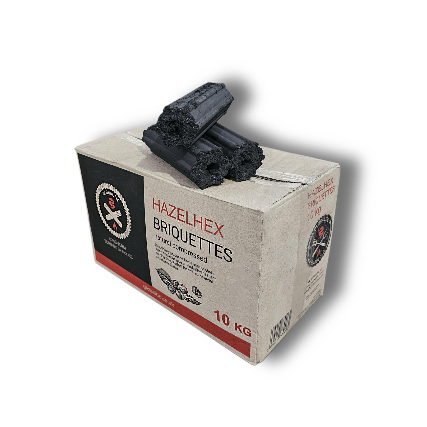 HazelHex Briquettes 10kg Pallet