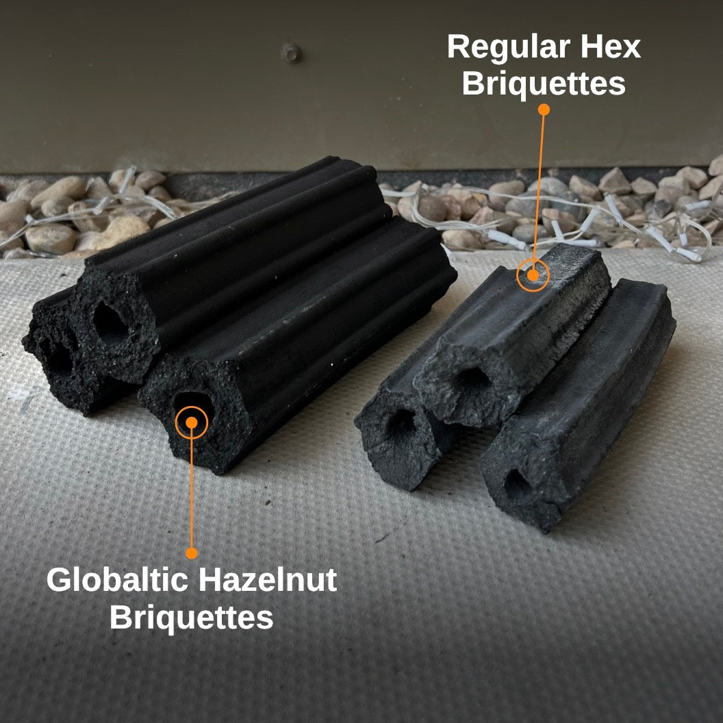 HazelHex Briquettes 10kg Pallet