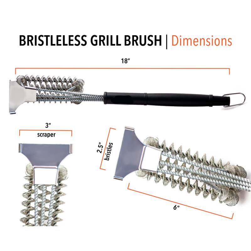 Bristless Grill Brush